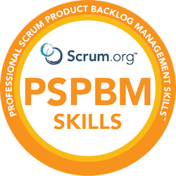 Szkolenie Professional Scrum Product Backlog Management Skills - PSPBM Skills Logo